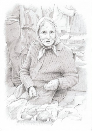 Trhovkyně z Győr